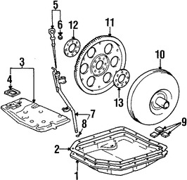 Foto de Convertidor de Torque Original para Toyota Camry Toyota Solara Lexus ES300 Marca TOYOTA Nmero de Parte 3200033021