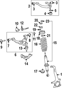 Foto de Aislador de Placa de Rodamiento Puntal Original para Toyota Tacoma Marca TOYOTA Nmero de Parte 9054012012