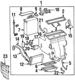 Foto de Motor de Control de Ajuste de Aire HVAC Original para Toyota Solara 1999 2000 2001 2002 2003 Marca TOYOTA Nmero de Parte 8710606070