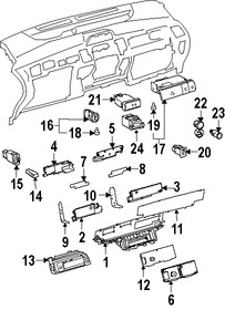 Foto de Interruptor Dimmer del tablero de instrumentos Original para Toyota Prius 2004 2005 2006 Marca TOYOTA Nmero de Parte 8411947020