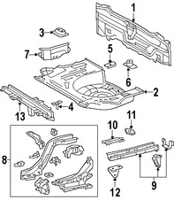 Foto de Panel posterior Original para Toyota Prius 2004 2005 2006 2007 2008 2009 Marca TOYOTA Nmero de Parte 5831447900