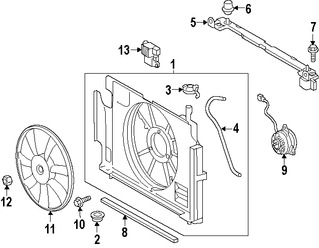 Foto de Controlador del Ventilador Refrigeracin del Motor Original para Toyota Prius C Marca TOYOTA Nmero de Parte 8925712020