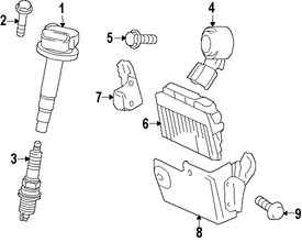 Foto de Computadora del Motor Original para Toyota Prius C 2014 2015 Marca TOYOTA Nmero de Parte 896615C331