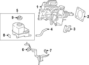 Foto de Depsito del Cilindro Maestro del Freno Original para Toyota Prius C 2013 2014 2015 2016 2017 Marca TOYOTA Nmero de Parte 4722052301