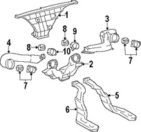 Foto de Ducto de Aire del Panel de Instrumentos Original para Toyota Echo Scion xA Scion xB Marca TOYOTA Nmero de Parte 8721252010