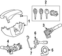 Foto de Sensor de Posicin del Volante de Direccin Original para Scion xB Scion xD Toyota Corolla Toyota RAV4 Toyota Tacoma Marca TOYOTA Nmero de Parte 892450R020