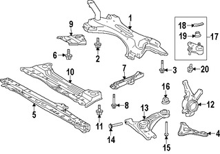 Foto de Rtula de direccin Original para Scion tC Toyota RAV4 Marca TOYOTA Nmero de Parte 4321142081