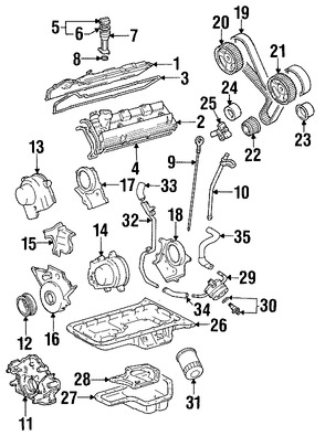 Foto de Tensor de Correa del Tiempo Original para Lexus Toyota Marca TOYOTA Nmero de Parte 1354050030