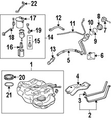 Foto de Regulador de Presin de Inyeccin Original para Lexus Toyota Scion Marca TOYOTA Nmero de Parte 2328021010