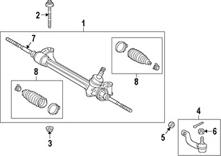 Foto de Terminal de la direccin Original para Toyota RAV4 Scion tC   Lexus  Lexus HS250h Marca TOYOTA Nmero de Parte 4504749135