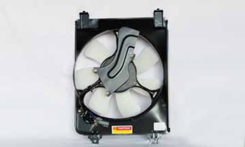Foto de Conjunto ventilador del condensador de Aire Acondicionado para Honda Civic 2006 2007 2008 2009 2010 2011 Marca TYC Nmero de Parte #610970