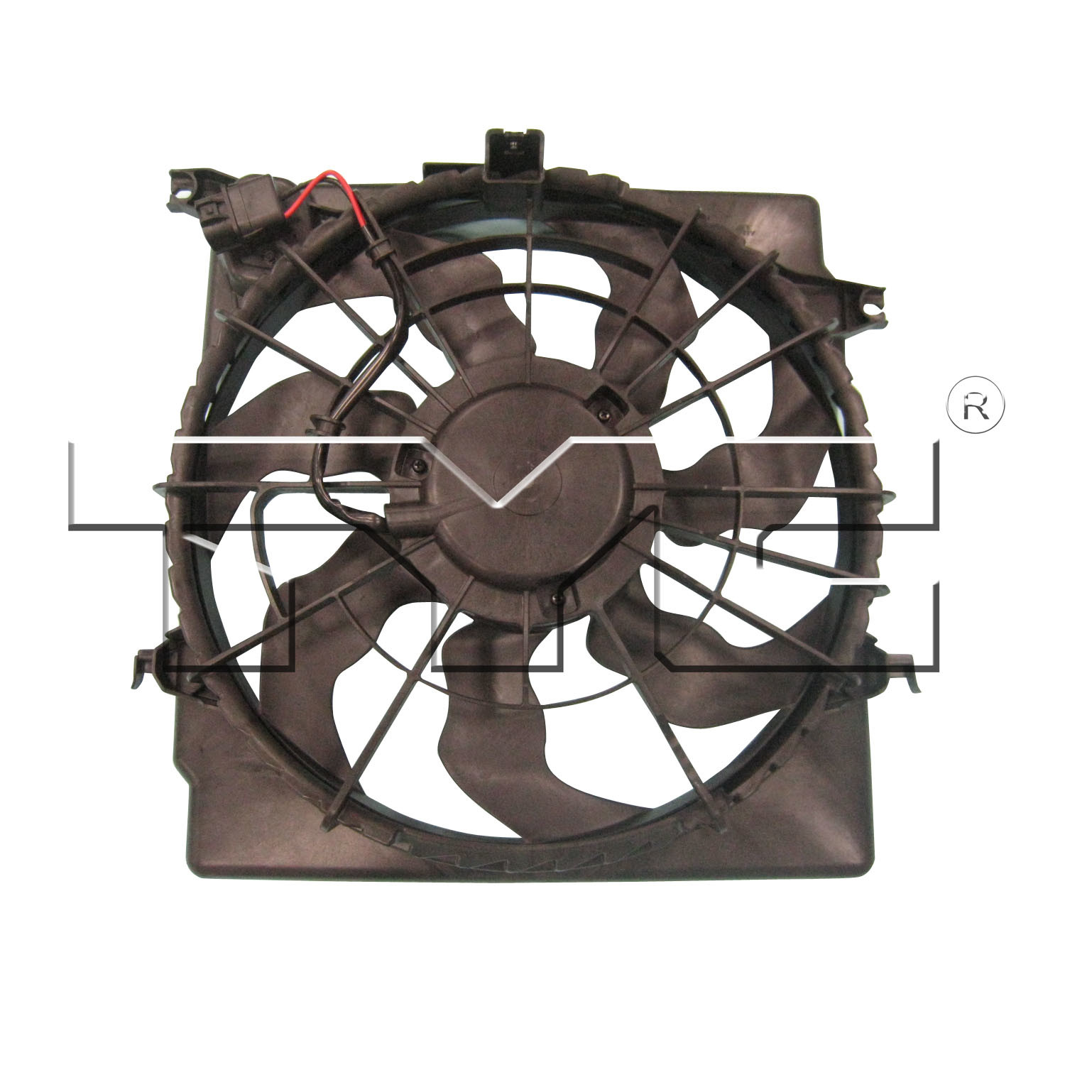 Foto de Ventilador Dual Condensador y Radiador  para Hyundai Sonata 2011 2012 2013 Kia Optima 2011 2012 2013 Marca TYC Nmero de Parte #622620