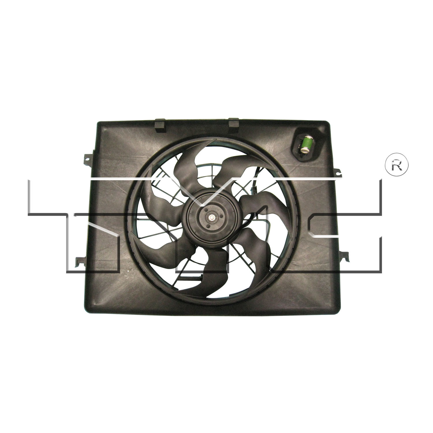 Foto de Ventilador Dual Condensador y Radiador  para Hyundai Sonata 2011 2012 Kia Optima 2011 2012 2013 Marca TYC Nmero de Parte #622630