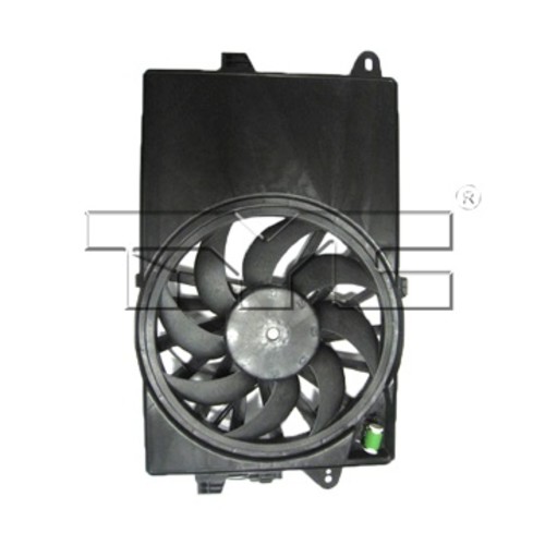 Foto de Ventilador Dual Condensador y Radiador  para Fiat 500 2012 2013 2014 2015 2016 Marca TYC Nmero de Parte 623050