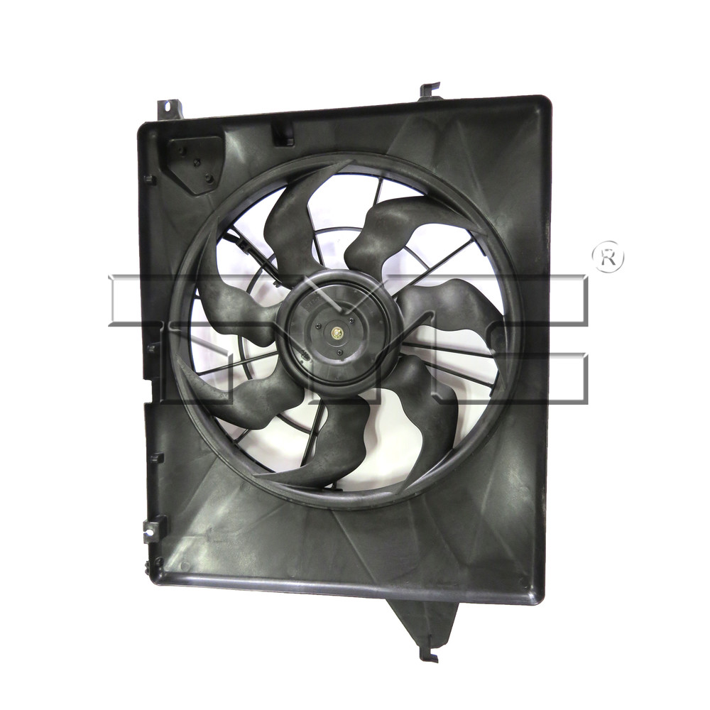 Foto de Ventilador Dual Condensador y Radiador  para Hyundai Santa Fe 2013 2014 2015 2016 2017 Kia Sorento 2014 2015 Marca TYC Nmero de Parte 623210