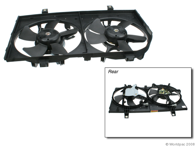 Foto de Montura de ventilador de enfriado de motor para Infiniti I30 2000 2001 Nissan Maxima 2000 2001 Marca Tyc Nmero de Parte W0133-1790617