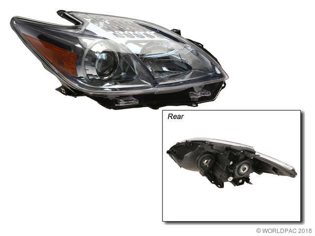 Foto de Conjunto de Faros Delanteros para Toyota Prius 2010 2011 Marca Tyc Nmero de Parte W0133-1935170