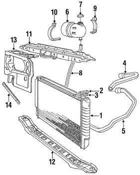 Foto de Tapa del Tanque de recuperacin de Refrigerante Original para Volvo Marca VOLVO Nmero de Parte 9445462