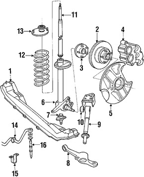 Foto de Rotor del Disco de freno Original para Volvo 740 Volvo 760 Volvo 780 Volvo 940 Volvo 960 Marca VOLVO Nmero de Parte 1359908