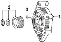 Foto de Alternador Original para Volvo 960 Volvo S90 Volvo V90 Marca VOLVO Remanufacturado Nmero de Parte 8111117