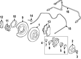 Foto de Tuerca de Eje Original para Volvo S70 1999 2000 Volvo V70 1998 1999 2000 Marca VOLVO Nmero de Parte 1387218