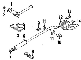 Foto de Empacadura de Tubo de Escape a Mltiple Original para Volvo V70 Volvo V50 Volvo S40 Volvo S60 Marca VOLVO Nmero de Parte 1270505