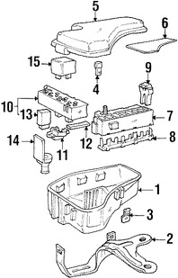 Foto de Rel de Corriente Accesorios Original para Volvo Marca VOLVO Nmero de Parte 30765045