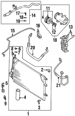 Foto de Tapa Vlvula de Servicio Aire Acondicionado Original para Volvo S60 Volvo XC90 Volvo S80 Marca VOLVO Nmero de Parte 30742124