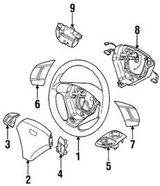 Foto de Interruptor Control de Crucero Original para Volvo S60 Marca VOLVO Nmero de Parte 8622524