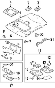 Foto de Lente de luz de mapa Original para Volvo S60 Volvo V70 Volvo XC70 Volvo XC90 Marca VOLVO Nmero de Parte 39973459