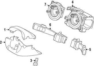 Foto de Carcasa del interruptor de la columna de direccion Original para Volvo Marca VOLVO Nmero de Parte 31456047