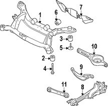 Foto de Brazo remolcador de suspensin Original para Volvo S60 Cross Country 2016 2017 Marca VOLVO Nmero de Parte 31476214