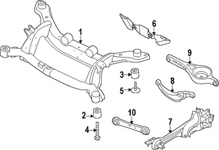 Foto de Brazo remolcador de suspensin Original para Volvo S60 Volvo S60 Cross Country Volvo V60 Volvo V60 Cross Country Marca VOLVO Nmero de Parte 31476179