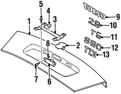 Foto de Tornillo del soporte de la placa Original para Volvo Marca VOLVO Nmero de Parte 986214