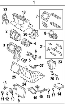 Foto de Conuunto de Motor de Ventilador Original para Volvo Marca VOLVO Nmero de Parte 31291516