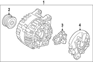 Foto de Alternador Original para Volvo S80 2016 Volvo  2017 Volvo XC70 2016 Marca VOLVO Nmero de Parte 36012360