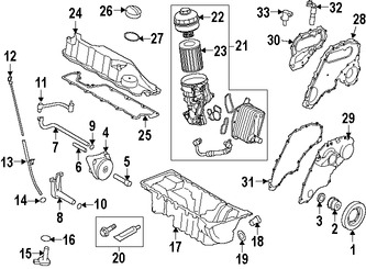 Foto de Tubo Enfriamiento de Aceite del Motor Original para Volvo S80 Volvo S60 Marca VOLVO Nmero de Parte 30637950