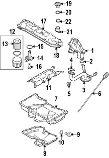 Foto de Bomba de Aceite Original para Volvo S80 Volvo XC90 Marca VOLVO Nmero de Parte 30757433