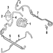 Foto de Enfriador Direccin Asistida Original para Volvo S80 2007 2008 2009 2010 Marca VOLVO Nmero de Parte 31329151