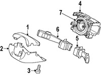 Foto de Cubierta de la Columna de Direccion Original para Volvo S80 Marca VOLVO Nmero de Parte 39885402