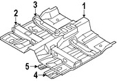 Foto de Bandeja de Piso Original para Volvo S80 Marca VOLVO Nmero de Parte 31213792