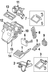 Foto de Sello de Nucleo de Calefaccin Original para Volvo S40 Volvo V50 Volvo C70 Volvo C30 Marca VOLVO Nmero de Parte 30676854