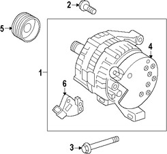 Foto de Polea del Alternador Original para Volvo S40 Volvo C70 Volvo V50 Volvo C30 Marca VOLVO Nmero de Parte 30667980