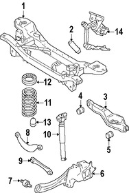 Foto de Brazo remolcador de suspensin Original para Volvo S40 Volvo V50 Marca VOLVO Nmero de Parte 30736491