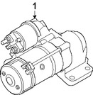 Foto de Motor de arranque Original para Volvo XC90 Volvo S80 Marca VOLVO Remanufacturado Nmero de Parte 36000040