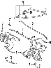 Foto de Tubo de Aceite del Turbo Original para Volvo XC90 2003 2004 Marca VOLVO Nmero de Parte 8622768