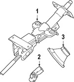 Foto de Columna de Direccin Original para Volvo XC90 Marca VOLVO Nmero de Parte 31387337