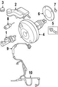 Foto de Cilindro Maestro de Freno Original para Renault Alliance Renault Encore Volvo V50 Volvo S40 Volvo C30 Volvo C70 Marca VOLVO Nmero de Parte 36001340