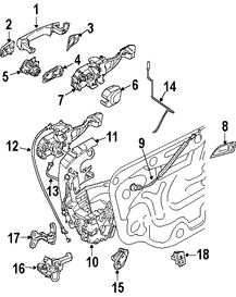 Foto de Freno de puerta Original para Volvo V50 Volvo S40 Volvo C30 Marca VOLVO Nmero de Parte 31217750