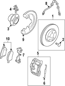 Foto de Cubierta de Polvo de Frenos Original para Volvo Marca VOLVO Nmero de Parte 30681691